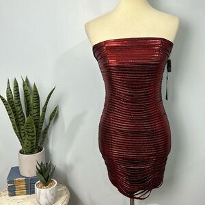 NWT Lovey Dovey Red Symphony Dress size small